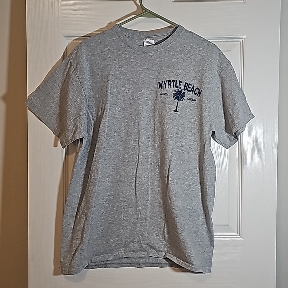 Delta Proweight Myrtle Beach Mens T-Shirt Gray Size L